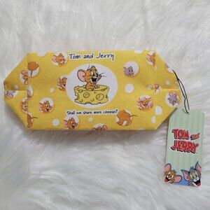 Tom & Jerry Cheese Themed Cosmetic Bag